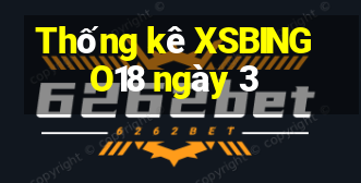 Thống kê XSBINGO18 ngày 3