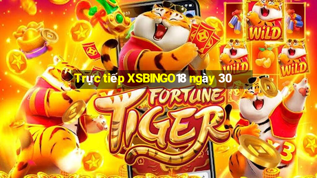 Trực tiếp XSBINGO18 ngày 30