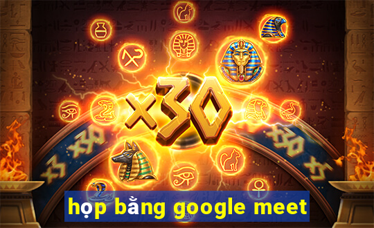 họp bằng google meet