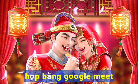 họp bằng google meet